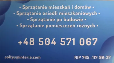 Firma sprzątająca Sołtys
